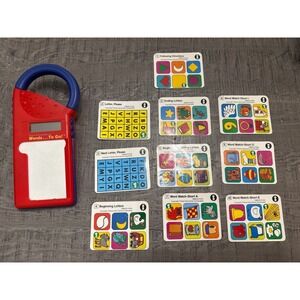Vintage Texas Instruments Words To Go Learning Toy 1990s w/ Cards Tested